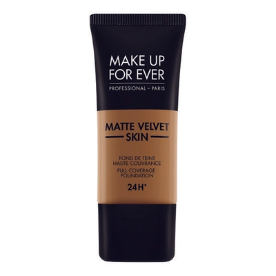 Shop Make Up For Ever Matte Velvet Skin Liquid In Chestnut