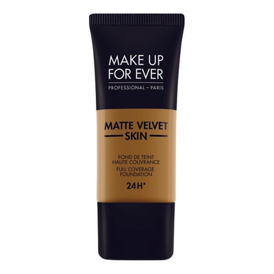 Shop Make Up For Ever Matte Velvet Skin Liquid In Warm Mocha
