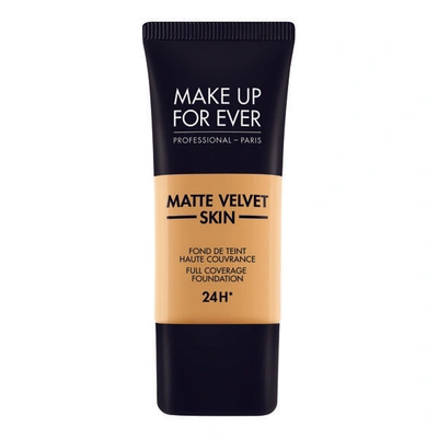 Shop Make Up For Ever Matte Velvet Skin Liquid In Caramel