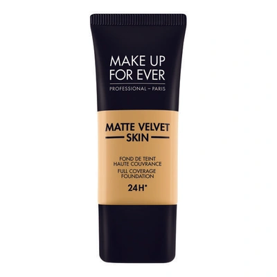 Shop Make Up For Ever Matte Velvet Skin Liquid In Golden Honey