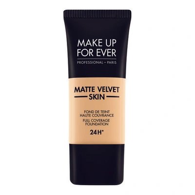 Shop Make Up For Ever Matte Velvet Skin Liquid In Warm Ivory