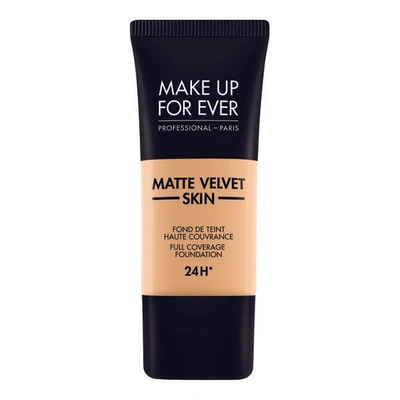 Shop Make Up For Ever Matte Velvet Skin Liquid In Soft Beige