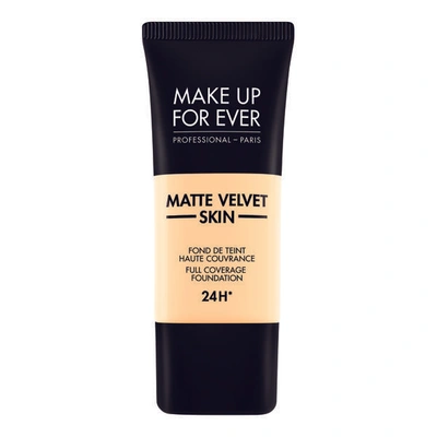 Make Up For Ever Matte Velvet Skin Full Coverage Foundation Y215 Yellow Alabaster 1.01 oz/ 30 ml In Yellow Alabaster