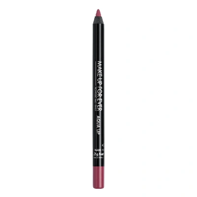 Shop Make Up For Ever Aqua Lip In Matte Raspberry