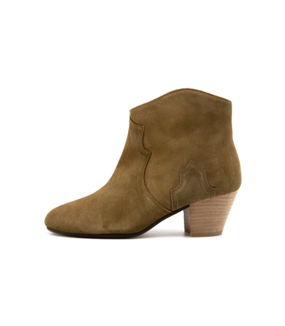 Shop Isabel Marant Shoes Dicker Boot In Brown