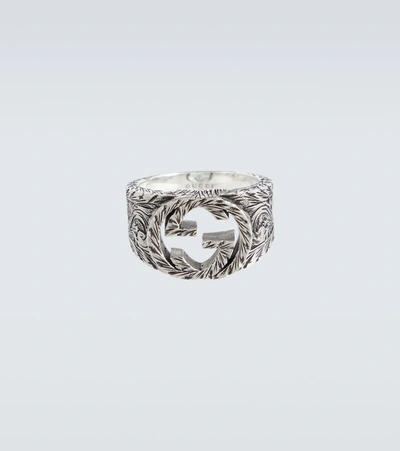 Shop Gucci Interlocking G Silver Ring
