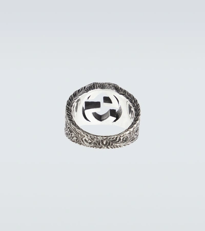 Shop Gucci Interlocking G Silver Ring