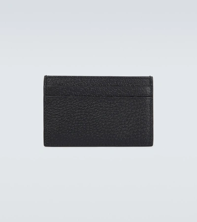 Shop Gucci Gg Marmont Leather Cardholder In Black