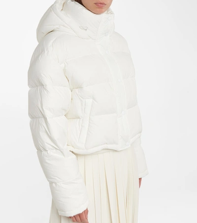 Shop Wardrobe.nyc Release 03 Cropped Down Puffer Jacket In White