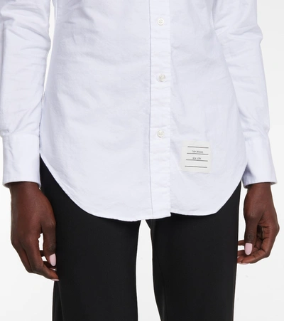 Shop Thom Browne Cotton Shirt In White