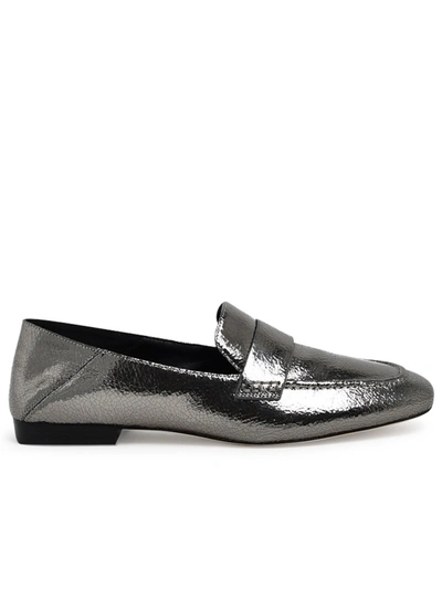 Shop Michael Michael Kors Emory Loafers In Silver