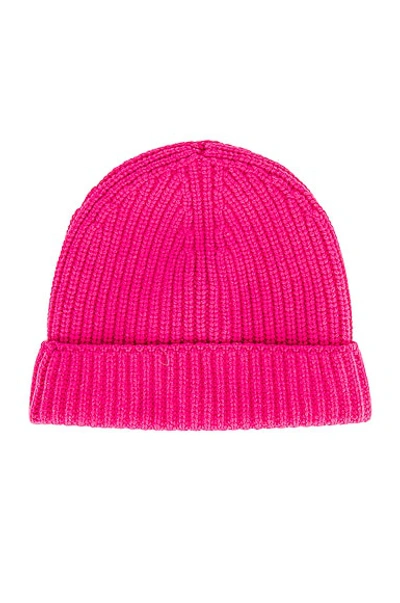 Shop Moncler Beanie In Pink