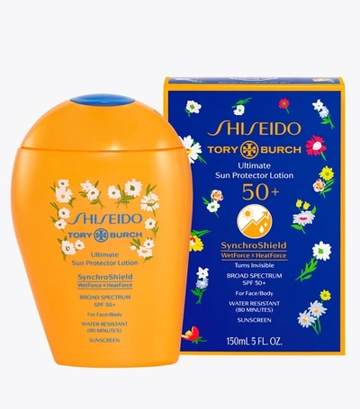 Shop Tory Burch Ultimate Sun Protector Lotion Spf 50+ Sunscreen In Sprinkled Flowers