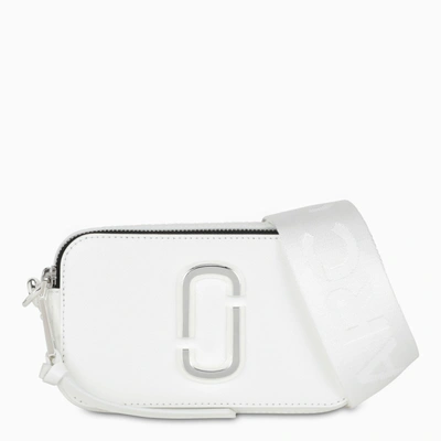 Marc Jacobs Snapshot Dtm Camera Crossbody In White/silver