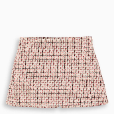 Shop Valentino Multicolour Mini Skort In Multicolor