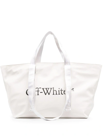 Shop Off-white White Small Commercial Tote Bag