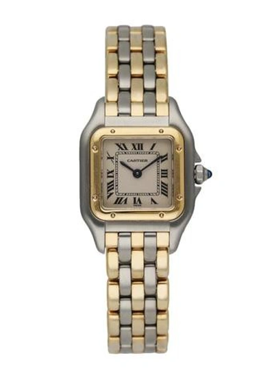 Shop Cartier Panthere 11200r Three Row Ladies Watch In Not Applicable