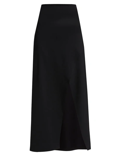 Shop Susana Monaco High Waisted Wrap Skirt In Black