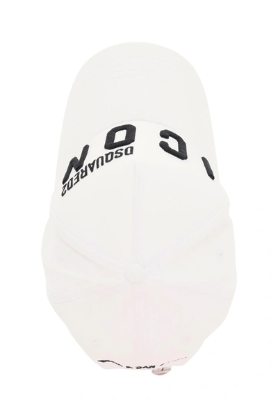 Shop Dsquared2 Baseball Cap With Logo In White