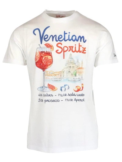 Shop Mc2 Saint Barth Venetian Spritz T-shirt In White