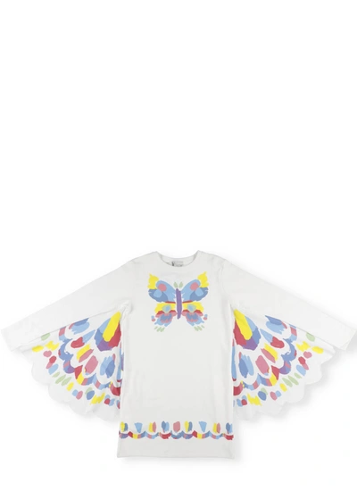Shop Stella Mccartney Printed Sweatshirt In Off White