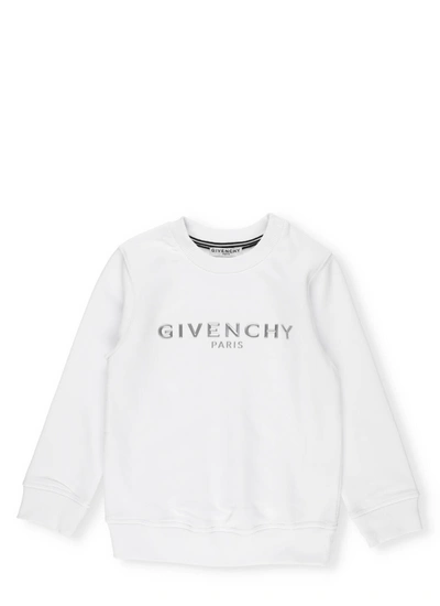 Shop Givenchy Cotton Sweatshirt In White