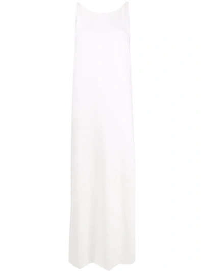 Shop Styland Sleeveless Maxi Dress In 白色