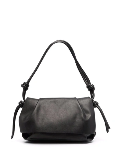 Shop Aeron Harriet Drape-detail Shoulder Bag In Black