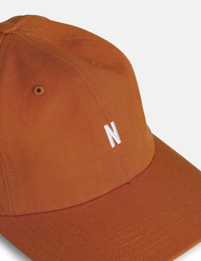 Shop Norse Projects Twill Sports Cap In Brown