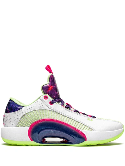 Shop Jordan X Luka Doncic Air  35 Low Sneakers In Weiss