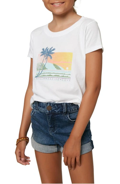 Shop O'neill Kids' Views Graphic Tee In White