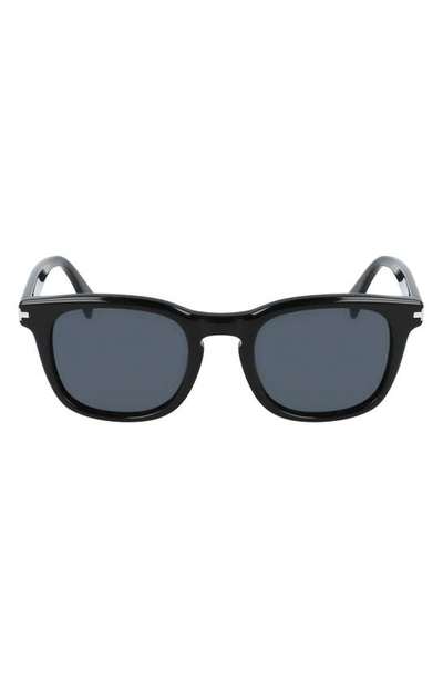 Shop Lanvin 51mm Rectangle Sunglasses In Black