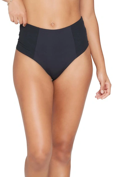 Shop L*space Jackie High Waist Bikini Bottoms In Black