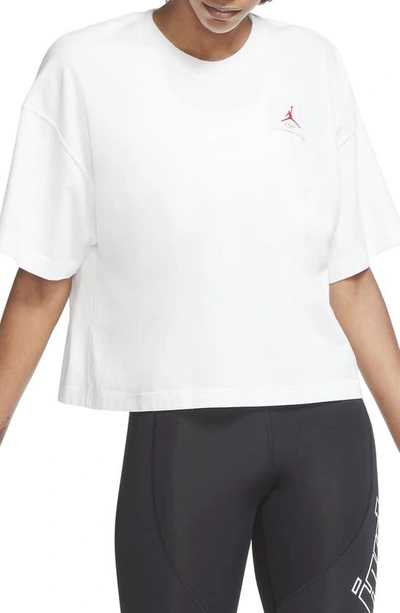 Shop Nike Jordan Flight Essentials T-shirt In White