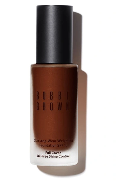 Shop Bobbi Brown Skin Long-wear Weightless Liquid Foundation Broad-spectrum Spf 15, 1 oz In W-108 Chestnut