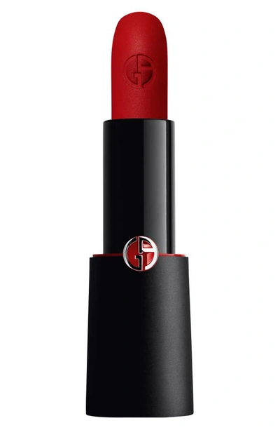 Shop Giorgio Armani Rouge D'armani Matte Lipstick In 400 Four Hundred/red