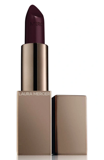 Shop Laura Mercier Rouge Essentiel Silky Creme Lipstick In Plum Noire
