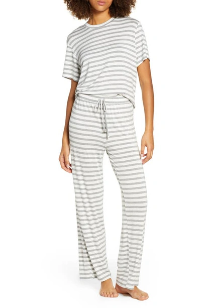 Shop Honeydew Intimates Honeydew Inimtates All American Pajamas In Ivory Stripe