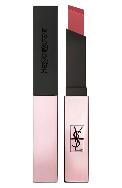 Shop Saint Laurent The Slim Glow Matte Lipstick In 203 Restricted Pink