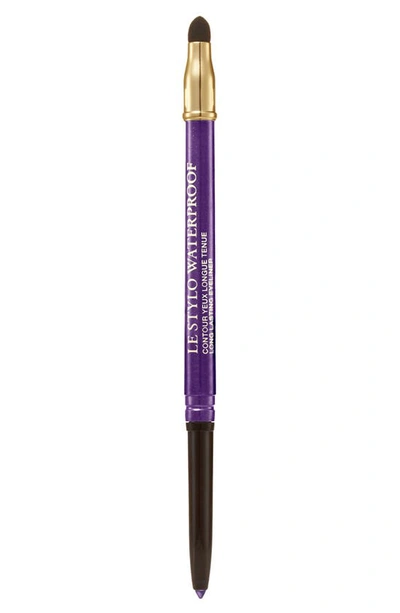 Shop Lancôme Le Stylo Waterproof Long Lasting Eyeliner In Amethyst