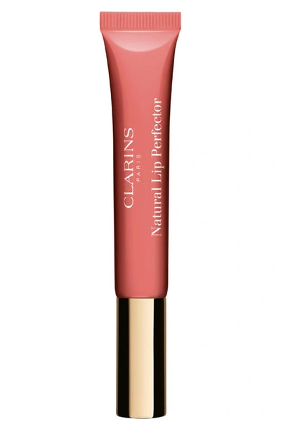 Shop Clarins Natural Lip Perfector Lip Gloss In Candy Shimmer 05