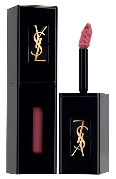 Shop Saint Laurent Vinyl Cream Lip Stain In 407 Carmin Session