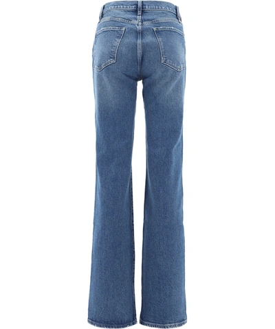 Shop Frame "le Jane" Jeans In Blue