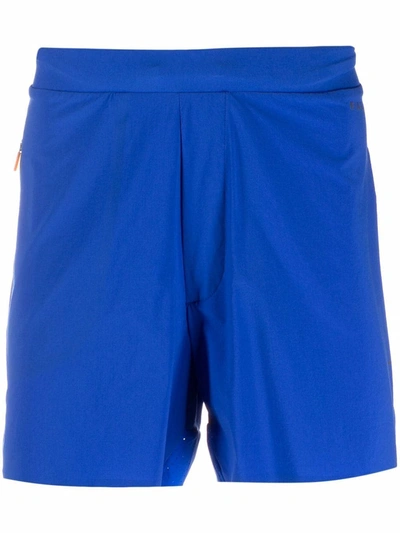 Shop Falke Basic Challenger Shorts In Blue