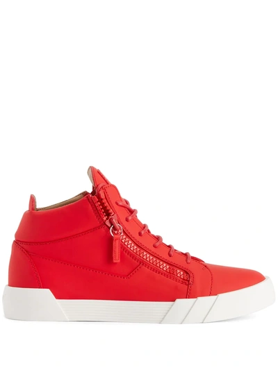 Giuseppe Zanotti The Shark 5.0 Sneakers In Rot