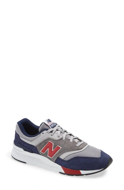 New Balance Men's 997h Low Top Sneakers In Red/navy | ModeSens