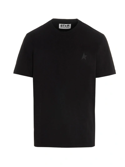 Shop Golden Goose Logo Star T-shirt In Black