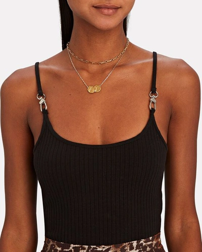 Shop The Range Primary Rib Cropped Harness Tank Top In Black