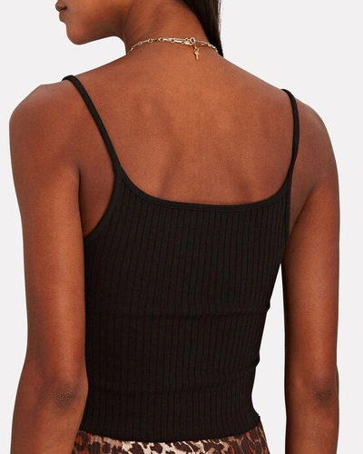 Shop The Range Primary Rib Cropped Harness Tank Top In Black