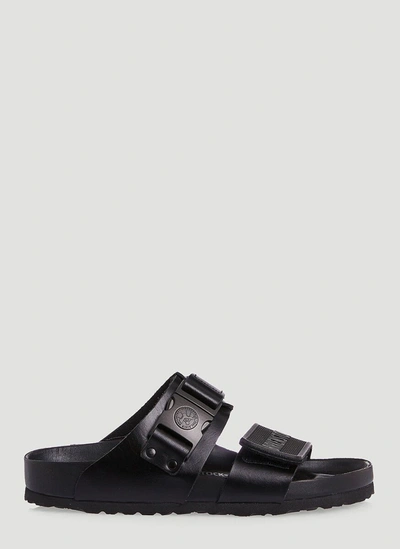 Shop Rick Owens X Birkenstock Rotterdam Sandals In Black